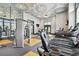 Bright fitness center featuring treadmills, weight machines, and a mirrored wall for effective workouts at 6109 Marsh Trail Dr, Odessa, FL 33556