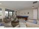 Spacious game room with a pool table and inviting seating arrangement at 6109 Marsh Trail Dr, Odessa, FL 33556