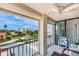 Relax on your private balcony, offering views of the lush landscaping at 6145 Sun Blvd # 404, St Petersburg, FL 33715