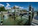 Private boat lift and dock in a scenic waterfront condo community at 1 Seaside Ln # 302, Belleair, FL 33756