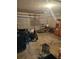 A spacious garage with plenty of storage space, perfect for organizing tools and equipment at 1011 Mallow Way, Brandon, FL 33510