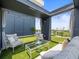 Charming rooftop terrace with stylish outdoor furniture and stunning lake views at 132 Mirror Lake N Dr # 501, St Petersburg, FL 33701