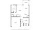 Home floor plan featuring a bedroom, dining area, kitchen, living room, flex space, and garage at 13919 Wineberry Dr, Dade City, FL 33525