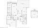 Detailed floor plan showcasing the layout of this residence, including room dimensions and features at 1460 Kensington Woods Dr, Lutz, FL 33549