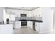 Modern kitchen with stainless steel appliances, granite counters, and white cabinets at 1835 Michigan Ne Ave, St Petersburg, FL 33703