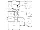 Detailed floor plan showcasing layout, dimensions, and room names for easy visualization at 1852 Longview Ln, Tarpon Springs, FL 34689