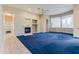 Spacious living room with fireplace, and tiled entryway at 1852 Longview Ln, Tarpon Springs, FL 34689