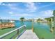 Picturesque dock with clear water views, ideal for boating and enjoying waterfront living at 234 Palm Sw Is, Clearwater Beach, FL 33767