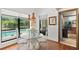 Charming breakfast nook with pool views, creating a bright and inviting space at 3133 Harvest Moon Dr, Palm Harbor, FL 34683