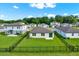 Well-maintained backyard featuring a lush green lawn and secure black metal fencing at 3146 Forrest Plum Ct, Zephyrhills, FL 33540
