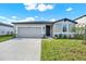 Charming single-story home featuring a well-maintained lawn and an attached two-car garage at 3146 Forrest Plum Ct, Zephyrhills, FL 33540