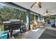 Enjoy outdoor grilling on the patio with a built-in barbecue and plenty of space for dining at 3147 Sydney Dover Rd, Dover, FL 33527