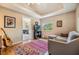 Bright living room with a comfortable couch and colorful rug at 3320 Jackson N St, St Petersburg, FL 33704