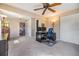 Spacious office area featuring a desk, chair, and ample storage at 3320 Jackson N St, St Petersburg, FL 33704