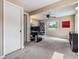 Functional office space with a desk, bookcase, and natural light at 3320 Jackson N St, St Petersburg, FL 33704