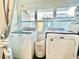 Functional laundry room featuring a modern washer and dryer set with ample natural light at 504 Cleveland Ave, Largo, FL 33770