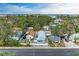 An aerial view of a charming single-Gathering home and other homes nearby at 613 6Th E Ave, Bradenton, FL 34208