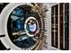 Modern wine cellar featuring creative display and lighting at 6526 Surfside Blvd, Apollo Beach, FL 33572
