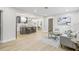 Open-concept living area seamlessly connects the kitchen and dining, perfect for entertaining at 731 38Th N Ave, St Petersburg, FL 33704