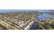 Beautiful aerial view of waterfront community and bay with scenic water views at 101 Pompano Se Dr # C, St Petersburg, FL 33705