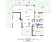 Detailed floor plan showcasing the layout of the 1270 sq ft home, including room dimensions at 10407 Oleander Dr, Port Richey, FL 34668