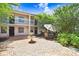 Picturesque courtyard with a central fountain, brick-paved ground, and inviting outdoor seating at 120 S Church Ave # 202, Tampa, FL 33609