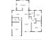Detailed floor plan showcasing layout of all rooms of the house at 1281 Robin Hood Ln, Dunedin, FL 34698