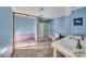 Unfinished bathroom features a shower and vanity next to a toilet at 13929 Muriel Ave, Hudson, FL 34667