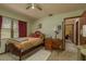 Bedroom with a closet, desk, and window at 14449 Wadsworth Dr, Odessa, FL 33556