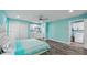 Bright bedroom with ensuite bathroom, enhancing comfort and convenience at 1675 Eden Ct, Clearwater, FL 33756