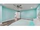 This bedroom offers great dimensions plus easy access to an adjacent laundry area at 1675 Eden Ct, Clearwater, FL 33756