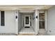 Close up of the home's front door at 1675 Eden Ct, Clearwater, FL 33756