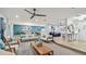 Expansive living area showcasing an open-concept layout and stylish decor at 1675 Eden Ct, Clearwater, FL 33756