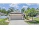 Charming single-story home with a well-maintained lawn and a two-car garage at 18343 Waydale Loop, Hudson, FL 34667