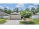 Charming single-story home with a well-maintained lawn and a two-car garage at 18343 Waydale Loop, Hudson, FL 34667