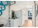 Efficient kitchenette area featuring modern appliances and a sleek design at 20921 Haulover Cv # 8, Lutz, FL 33558