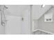 Bright shower with subway tile, glass partition, and updated fixtures at 2439 6Th N Ave, St Petersburg, FL 33713
