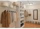 Well-organized walk-in closet with custom shelving and ample storage space at 25555 Oaks Blvd, Land O Lakes, FL 34639