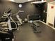 Community gym featuring equipment like an elliptical, treadmill, and free weights at 2616 Cove Cay Dr # 104, Clearwater, FL 33760