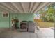 The outdoor laundry area is located under the carport at 2931 23Rd N St, St Petersburg, FL 33713