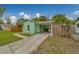 Exterior angle of a single-story home showcasing a carport and a fenced backyard at 2931 23Rd N St, St Petersburg, FL 33713