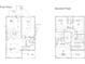 Detailed floor plans of the first and second floors, illustrating the layout of rooms, including bedrooms and living areas at 2932 Fairfield S Ave, St Petersburg, FL 33712