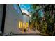 Backyard patio with lush landscaping and inviting outdoor space for dining and entertaining at 3144 W Waverly Park, Tampa, FL 33629