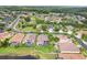 The home is on a picturesque street in a well-manicured neighborhood near a lake at 3228 Stonegate Falls Dr, Land O Lakes, FL 34638