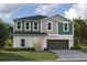Charming two-story home with a two-car garage, a welcoming front lawn and a quaint front door at 37029 Sagemoor Dr, Zephyrhills, FL 33541