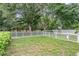 Fenced backyard with lush green grass, offering privacy and space for outdoor activities at 4418 Gentrice Dr, Valrico, FL 33596