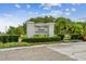 Elegant community sign for Tampa Villas South, a private community at 4506 La Capri Ct, Tampa, FL 33611