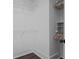 Walk-in closet with white wire shelving at 502 E Robles St, Tampa, FL 33602