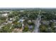 Aerial view of the neighborhood with mature trees, convenient access to the city at 216 W South Ave, Tampa, FL 33603