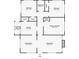 Detailed floor plan outlining the layout of rooms and their dimensions at 216 W South Ave, Tampa, FL 33603